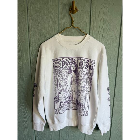 Taylor Swift Sweatshirt White Speak Now Taylor's Version, Small - Picture 1 of 5